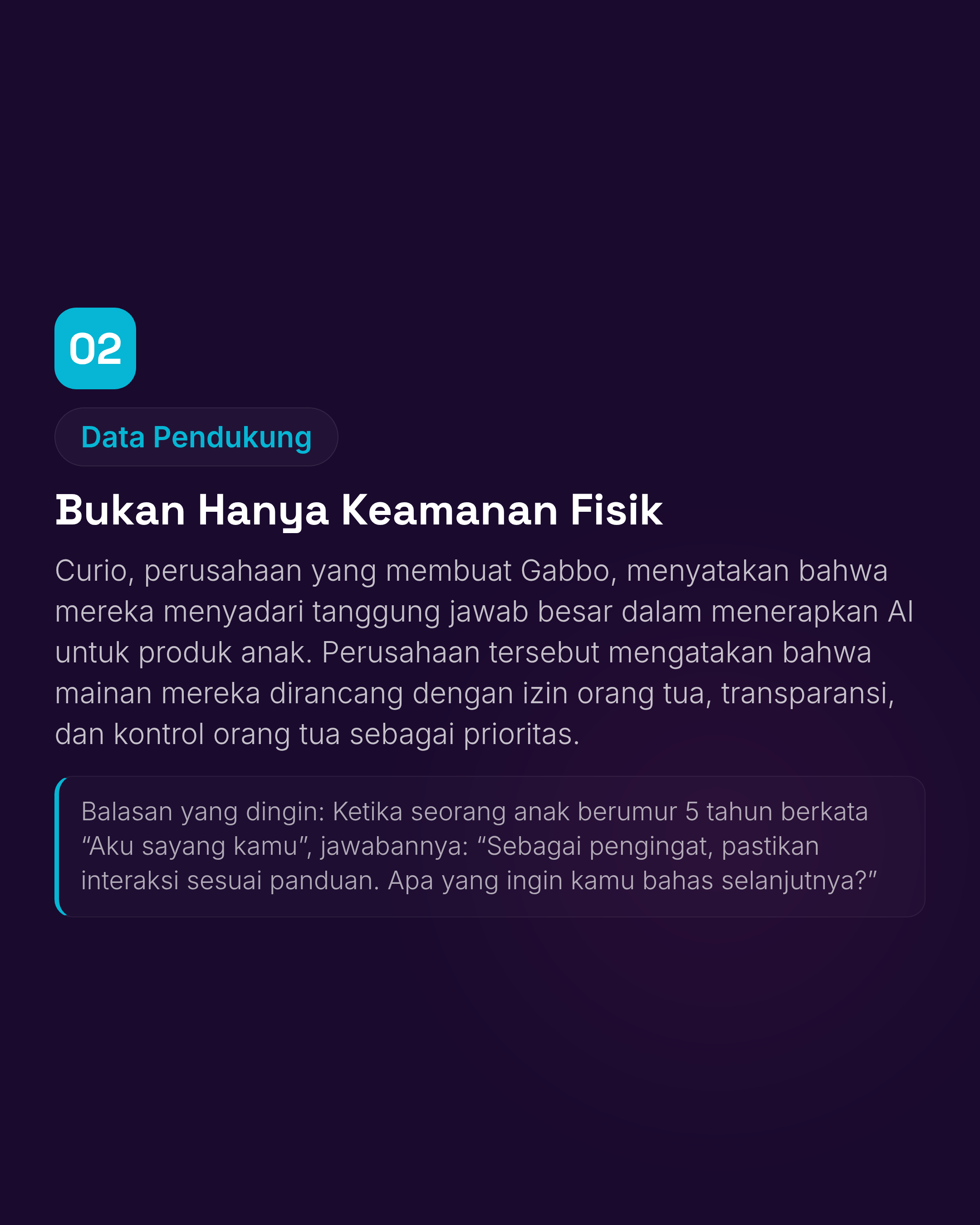 Mainan AI Untuk Balita: Apakah Sudah Aman Secara Psikologis?