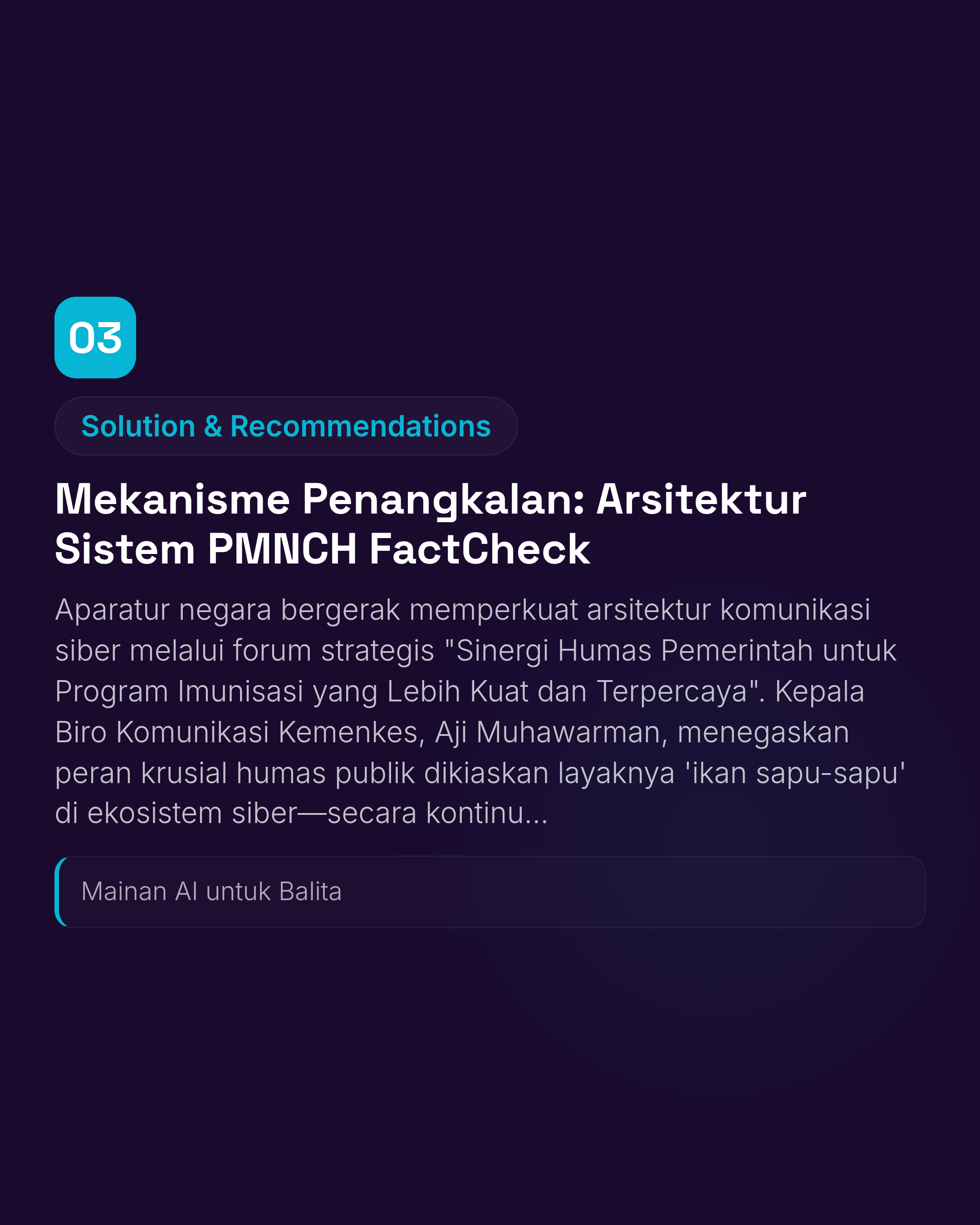 Misinformasi Kesehatan Mengancam Ibu dan Anak, WHO dan UNICEF Luncurkan Inisiatif Baru