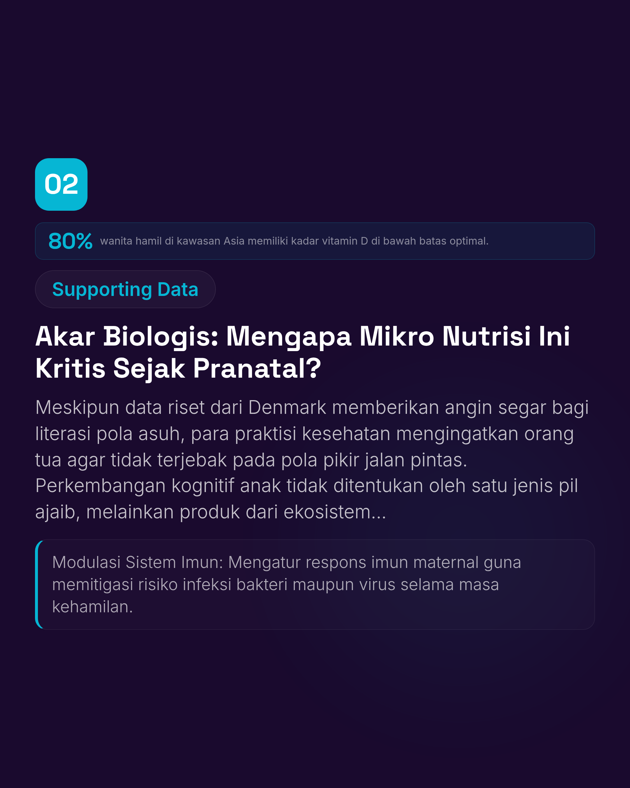 Vitamin D Ibu Hamil: Studi Terbaru Ungkap Manfaat untuk Kognitif Anak