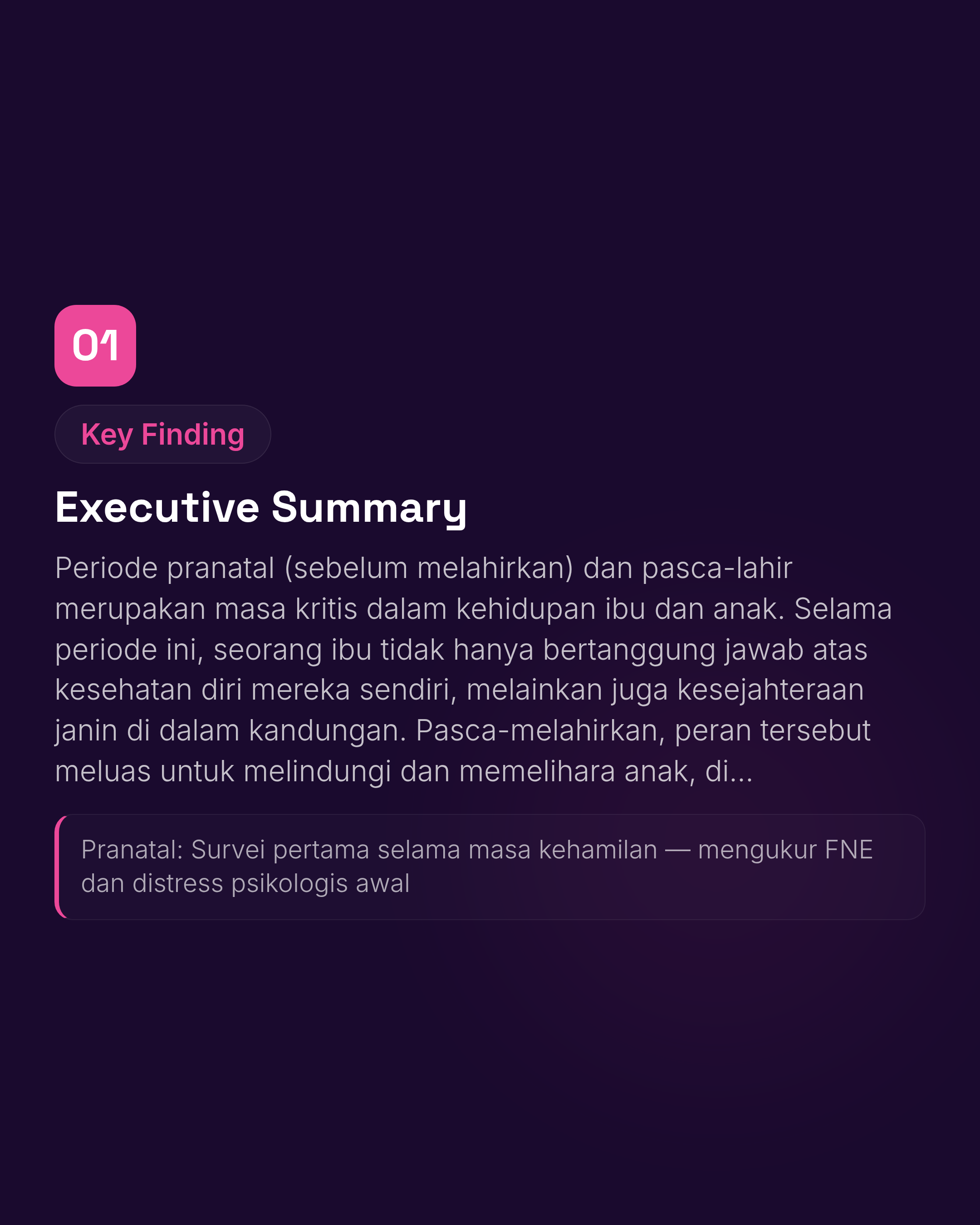 Peran Psikologis Ibu dan Parenting Competence: Studi Longitudinal dari Masa Pranatal hingga Pasca Lahir