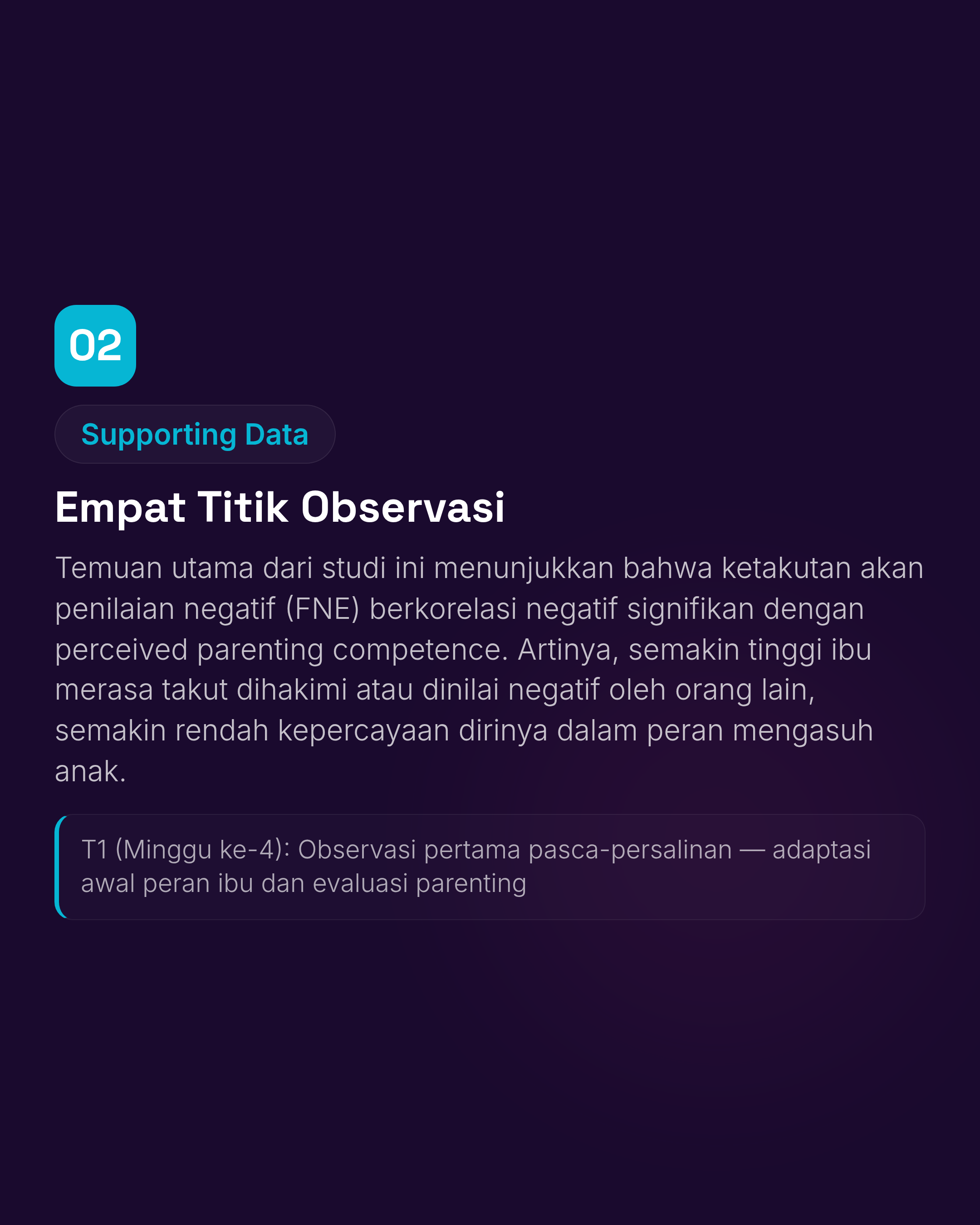 Peran Psikologis Ibu dan Parenting Competence: Studi Longitudinal dari Masa Pranatal hingga Pasca Lahir