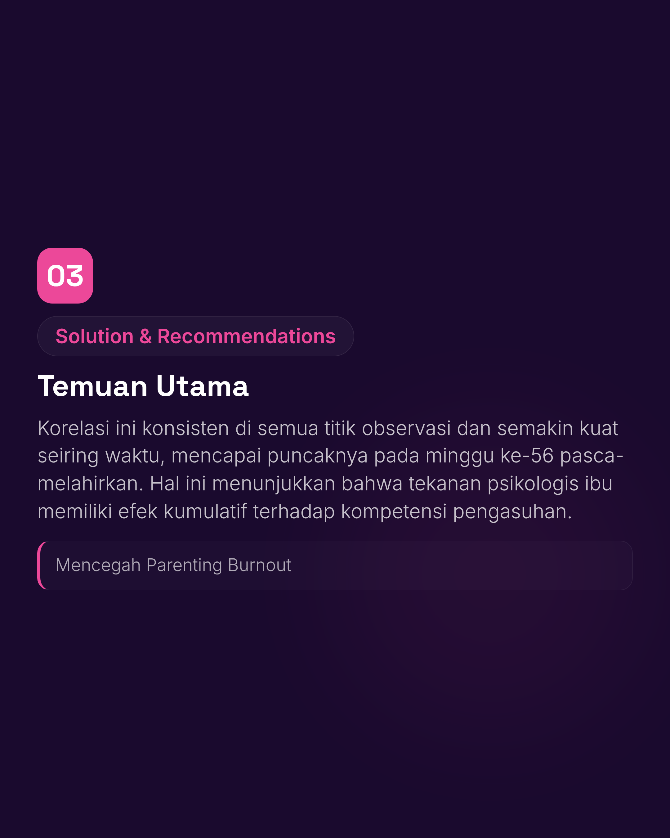 Peran Psikologis Ibu dan Parenting Competence: Studi Longitudinal dari Masa Pranatal hingga Pasca Lahir