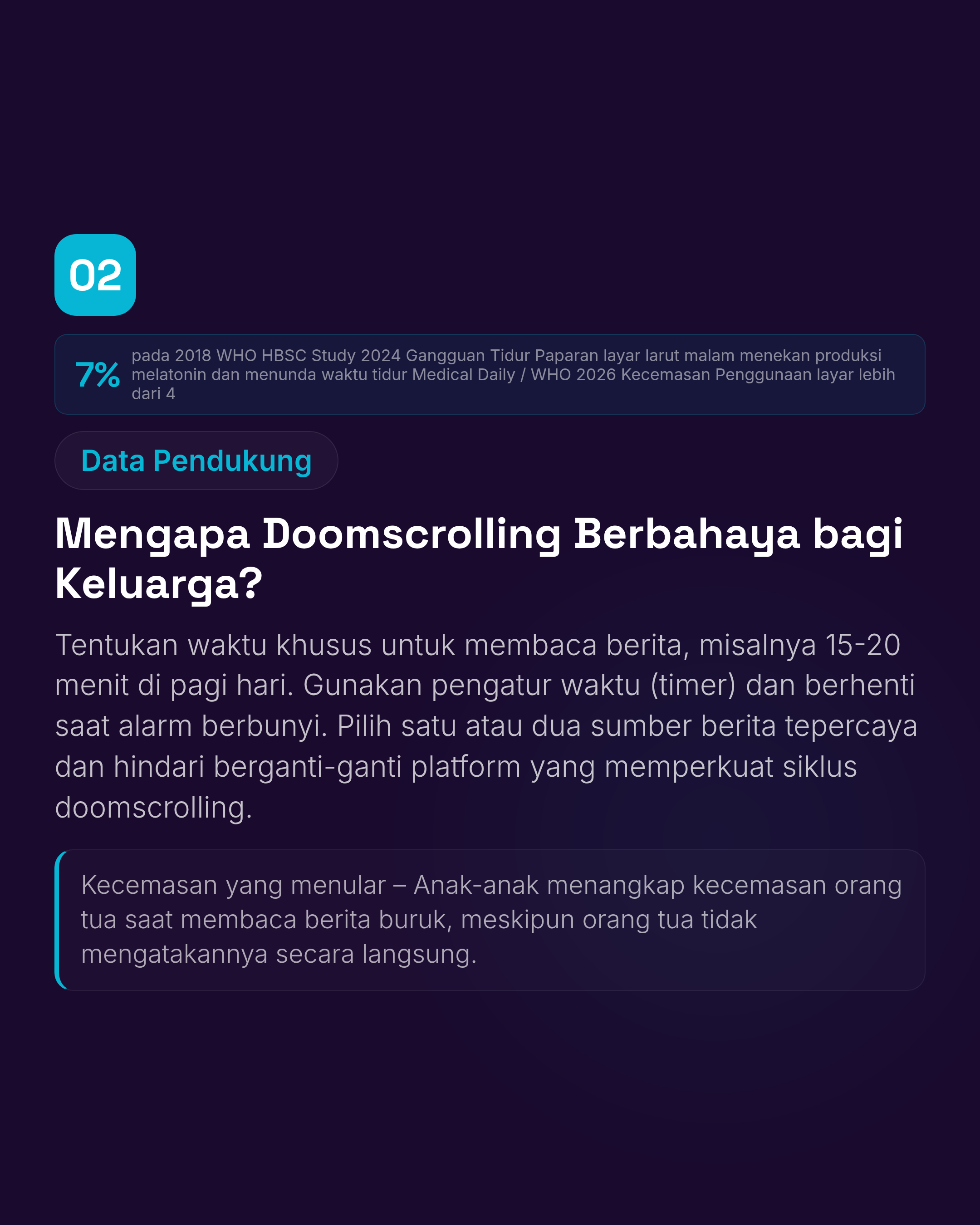 Doomscrolling Mengganggu Kesehatan Mental Keluarga dan Cara Keluar dari Kebiasaan Ini