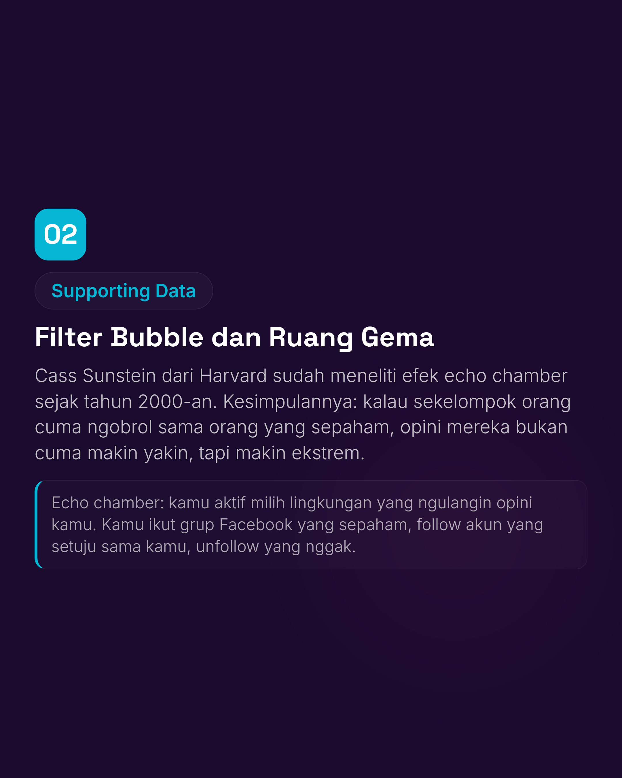 Kenapa Kita Cuma Mau Baca Konten yang Sepaham? Ini Kata Riset soal Echo Chamber