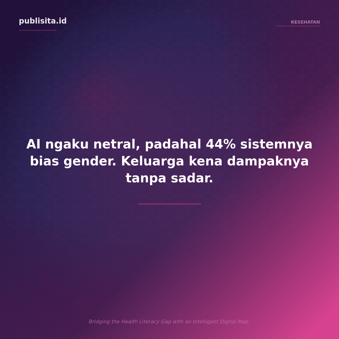 Ilustrasi AI dan bias gender - ancaman tak terlihat bagi kesejahteraan perempuan dan keluarga